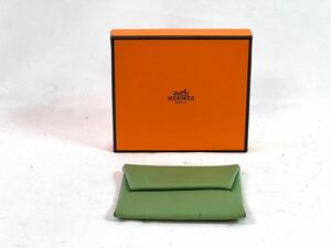  HERMES エルメス コインケース 小銭入れ　グリーン