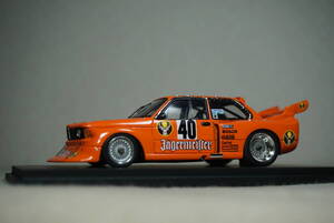 1/43 WEC ニュルブルクリンク spark BMW 320 i #40 Jagermeister 1982 ADAC Nurburgring 1000km 4th イエーガーマイスター Gr.5 E21