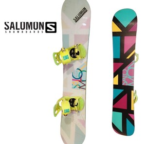 サロモン salomon レディース スノボ 板 ボード バインディング セット spark rythm 151cm グラトリ