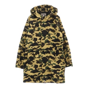 A BATHING APE アベイシングエイプ 1ST CAMO HOODIE COAT 001LJF701006X ファーストカモ フード付コート マルチ