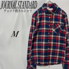 EXCLUSIVE FABRIC/ネルシャツ チェック柄  長袖 M