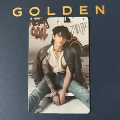 BTS ジョングク　トレカ　ソロアルバム　GOLDEN フォトカード　JK