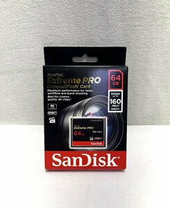 ▽SanDisk Extreme PRO コンパクトフラッシュカード 64GB 160MB/s 1067X 未使用・保管品▽011627