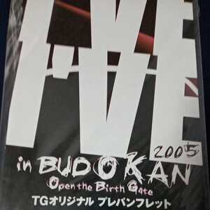 I’VE in BUDOKAN 2005-Open the Birth Gate- TGオリジナルプレパンフレット