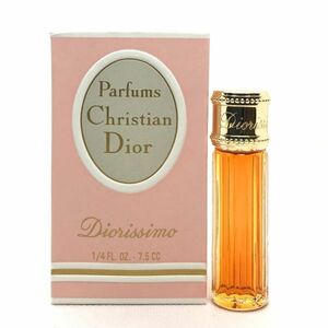 DIOR クリスチャン ディオール ディオリッシモ. パルファム 7.5ml ☆残量たっぷり9割　送料220円