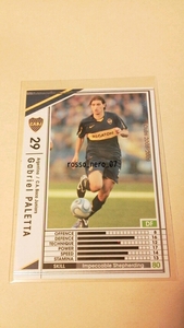 ☆WCCF2008-2009☆08-09☆004☆白☆ガブリエル・パレッタ☆ボカ・ジュニアーズ☆Gabriel Paletta☆C.A. Boca Juniors☆