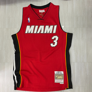 ALTERNATE 正規品 【M】 Mitchell＆Ness ミッチェル＆ネス NBA HWC マイアミヒート MIAMI HEAT ドウェインウェイド WADE ＃3 バスケシャツ