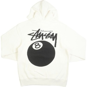 STUSSY ステューシー 24SS 8 BALL HOODIE PIGMENT DYED Natural スウェットパーカー 白 Size 【M】 【新古品・未使用品】 20813321