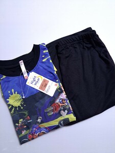 新品 未使用 スプラトゥーン３ 150 半袖Tシャツ パジャマ セットアップ　即決 送料無料 ルームウェア Aら　Nintendo Switch　完売