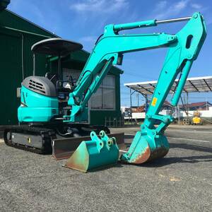 181 K 島根発 【送料別】 コベルコ KOBELCO 油圧ショベル SK35SR-6 221時間 ユンボ バックホー 080-924