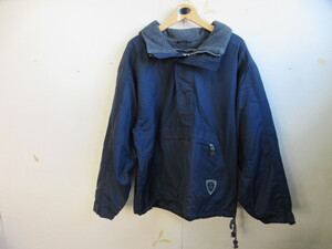 【vintage】 ABERCROMBIE AND FITCH　アバクロンビーアンドフィッチ　ジャケット　90s　ハーフジップ　ネイビー　Mサイズ