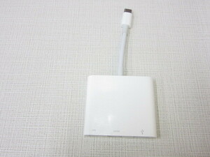 9D113SZ◎Apple 純正 USB-C Digital AV Multiport Adapter A2119 マルチアダプタ◎中古【送料無料】