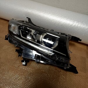 希少 150 後期 プラド GDJ150W TRJ150W 右 運転席 純正 ヘッドライト KOITO 60-262 打刻J ランドクルーザー 検索)フォグ グリル