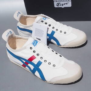 デッド!! 新品 US 9 / 27cm オニツカタイガー メキシコ 66 スリッポン 白ｘトリコロール Onitsuka Tiger MEXICO 66 SLIP-ON