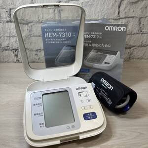 【YH-0701】中古品 OMRON オムロン HEM-7310 上腕式血圧計 箱取説付属 動作品