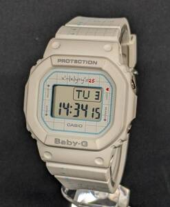 ll413●【動品・使用感少】カシオ/Casio Baby-G ラバーズコレクション2021 クォーツ式デジタルレディース腕時計 BGD-560LJD ベビーG/60