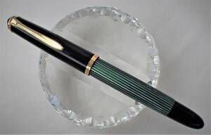 ビンテージ品　ペリカン Pelikan 400NN　緑縞　万年筆 EF