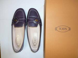 即決★　ローファー　ＴＯＤ’Ｓ　トッズ　紫　美品