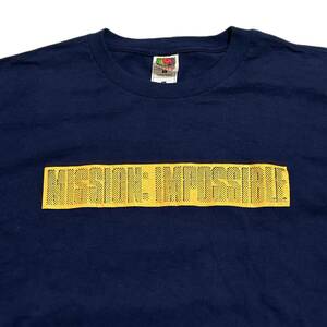 希少【2000s Y2K ビンテージ MISSION IMPOSSIBLE ミッションインポッシブル GSU まさかのカレッジ Tシャツ L】アメリカ 映画 パロディー