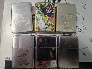 ZIPPO ミステリーオブフォレスト　ソリッドブラス　等　6個セット