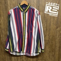 古着 XL TOMMY HILFIGER トミーヒルフィガー 長袖シャツ 4082