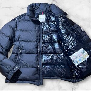 定価30万!!!近年モデル!!!【MONCLER モンクレール 】極暖を羽織る!!!LACBLANC ラクブラン◎ダウンジャケット ブラック メンズ L サイズ3