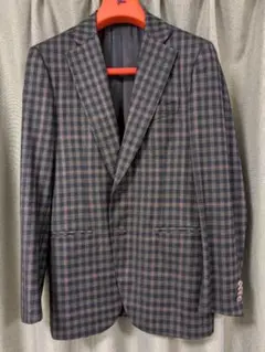 ISAIA テーラードジャケット チェック柄　GREGORY