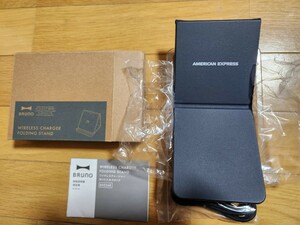 【未使用】AMEX BRUNO ワイヤレスチャージャー アメックス 充電器 非売品