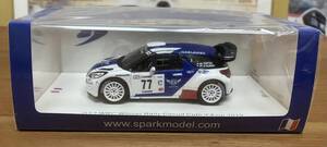 スパーク別注品 1/43 シトロエン DS3WRC 2019 ラリーコートダジュール優勝　#77 バルテリ-ボッタス 限定300pcs アルファ 新品未開封品 F1 