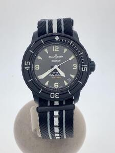 BLANCPAIN◆自動巻腕時計/アナログ/BLK/SO35B400/20240419日差+3