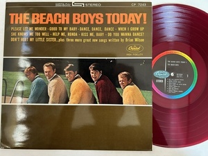 ■国内初版■THE BEACH BOYS/ビーチ・ボーイズ・トゥデイ CP-7243 赤盤 RED WAX 美品クラス！ 