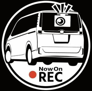 トヨタ　エスクァイア　ドラレコ　ドライブレコーダー　ステッカー　無料車種変更可能