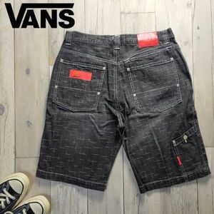 ★VANS　バンズ★ハーフパンツ　黒　W32　S250