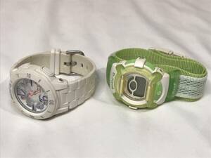 ★まとめ２つ★【 CASIO 】カシオ Baby-G ●[5382] BGA-170-7B2JF ●[1850] BG-200WC W.C.C.S ベビージー ベイビーＧ レディース 腕時計