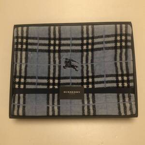 激レア/廃盤品【送料無料】 BURBERRY/正規品/新品未使用/タオルケット/1枚/ノバチェック/寝具/最高級/ブランド/シングルサイズ/夏(Y212)