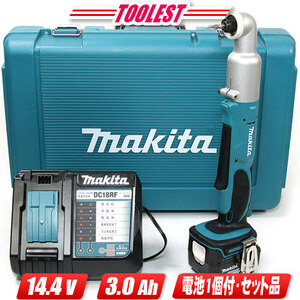 マキタ　14.4V　充電式アングルインパクトドライバ　TL060DRF　3.0Ah Li-ion充電池(BL1430B)1個　充電器(DC18RF)　ケース