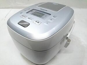 ★動作品 Panasonic パナソニック 可変圧力IHジャー炊飯器 おどり炊き SR-PB108BK 5.5合炊き 2018年製 1116-313E ◇@100★