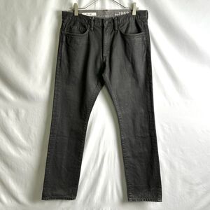 00s GAP コーティング ブラック デニム パンツ W32×L30 黒 グレー スリム ストレート ギャップ 90s オールド ビンテージ