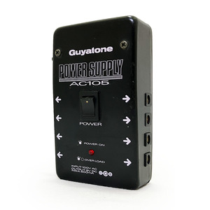 グヤトーン エフェクター パワーサプライ GUYATONE AC105 POWER SUPPLY 完動品 正規品 電源 供給 9V センターマイナス ８系統 ギターペダル