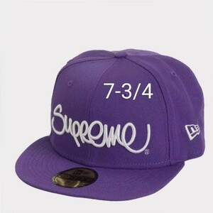 22SS Supreme Handstyle New Era 