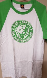 新日本プロレス ライオンマーク ラグラン Tシャツ Lサイズ