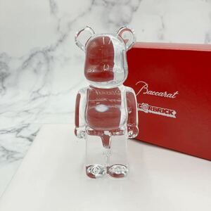 ◆【売り切り】Baccarat バカラ×BEARBRICKベアブリック MEDICOM TOY メディコムトイ クリスタルガラス 記念品 置き物 インテリア 