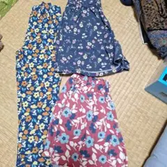 UNIQLO お花パンツ