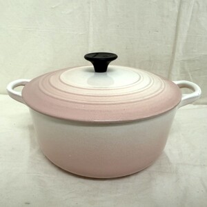 B843-H25-1295 LE CREUSET ル・クルーゼ 20cm ホーロー 鍋 調理器具