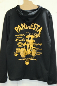 未使用 / HONDA × PANDIESTA / 熊猫 / スーパーカブ パンダ / 吸汗速乾 / ドライパーカー / Lサイズ / ブラック / パンディエスタ / 長袖