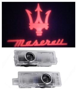 Maserati マセラティ ロゴ プロジェクター カーテシランプ LED 純正交換 ギブリ クアトロポルテ プロジェクタードア ライト Quattroporte