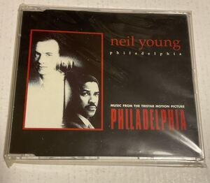 Neil Young. Philadelphia. OST. 3曲入りCDシングル.UK盤.未使用品.ニールヤング,映画「フィラデルフィア」サントラ盤