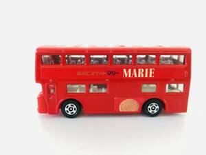 トミカ　LONDON BUS 森永製菓 マリー MARIE ビスケット