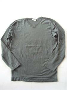 JOHN SMEDLEY Ｖネックウールセーター sizeS ジョンスメドレー