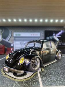 プラモデル完成品　タミヤ1/24 1966ビートル1300